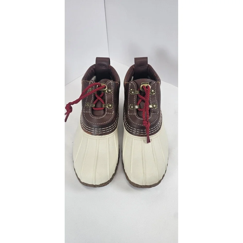 LL Bean Women's Rubber Moc Low Bean Boots Duck Shoes - 6M Multcolor Boots